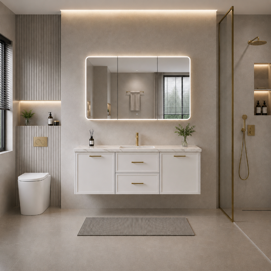 Kingsley Vanity - Matte White