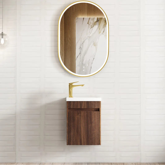 Mini Ensuite Vanity - Sable Walnut