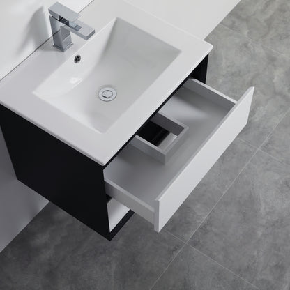 Petra Series - Colour PVC Wall Hung Vanity (SB) - 600x460x520