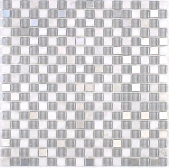 Stone, Glass and Stainless Steel Mix