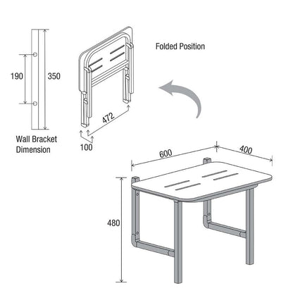 Compact Shower Seat