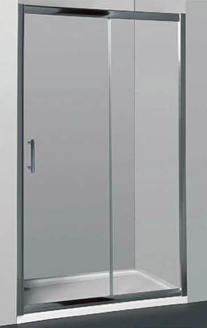 Wall to Wall Sliding Door Shower Screen - Chrome