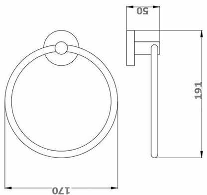 Rund Towel Ring