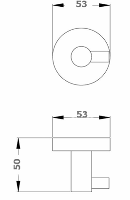 Rund Robe Hook