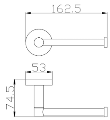 Rund Toilet Paper Holder