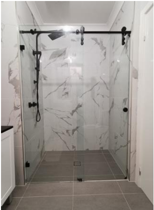 Sero Frameless Wall to Wall Shower Screen - Sliding Door