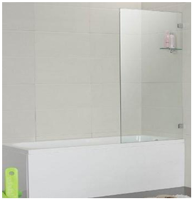 Frameless Bath Screen Shower Screen - Fixed Panel