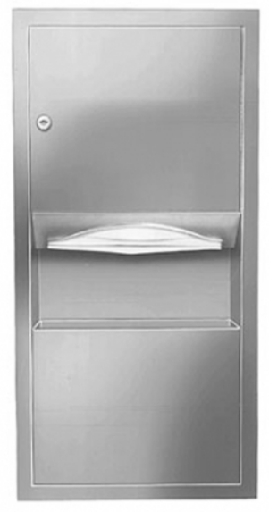 Paper Towel Dispenser and Waste Bin