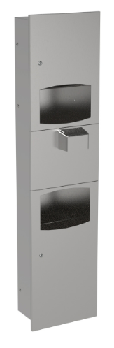 3-In-1 Unit Paper Towel, Waste Bin and Hand Dryer