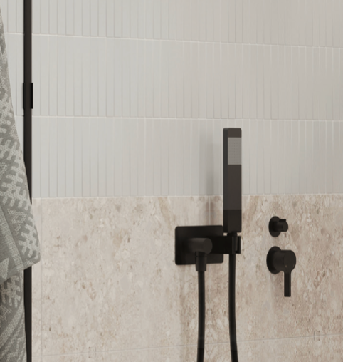 Sansa Wall Diverter Mixer - Round Plate