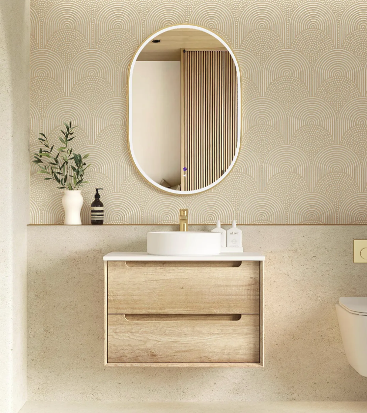 Natural Oak Byron Vanity - 750x460