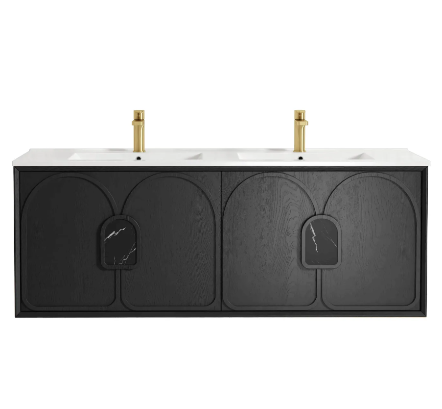 Laguna Black Oak Vanity - 1500x460