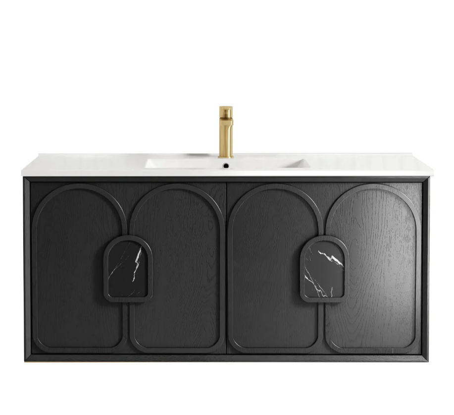 Laguna Black Oak Vanity - 1200x460