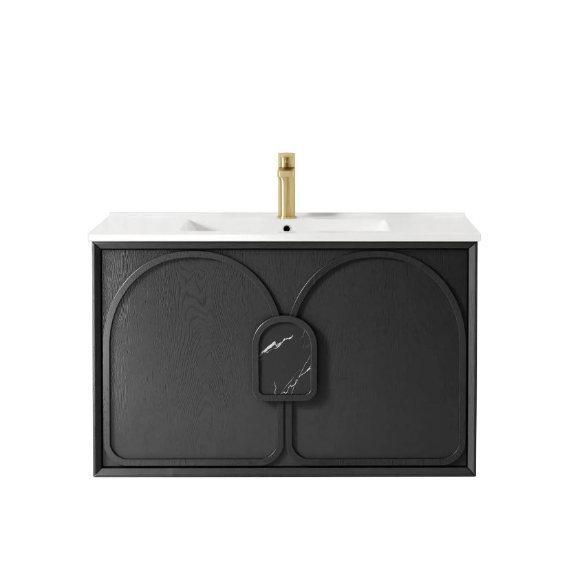 Laguna Black Oak Vanity - 900x460
