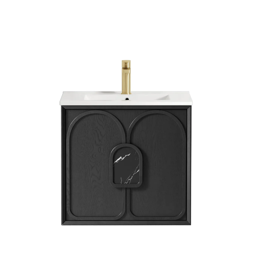 Laguna Black Oak Vanity - 600x460