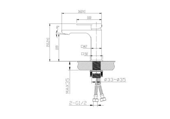 Kasten Basin Mixer