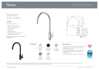 Sansa Sink Mixer