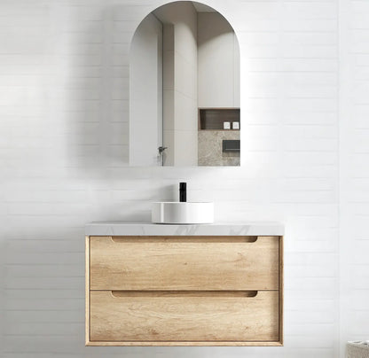 Natural Oak Byron Vanity - 900x460