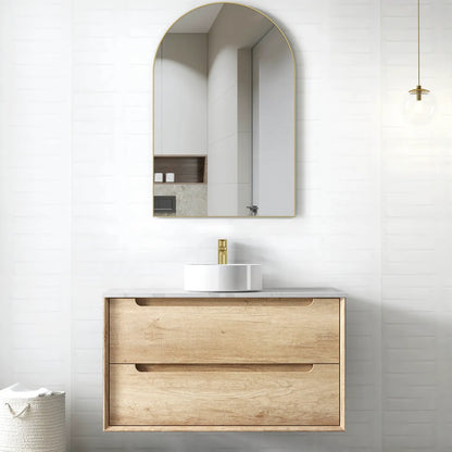 Natural Oak Byron Vanity - 900x460