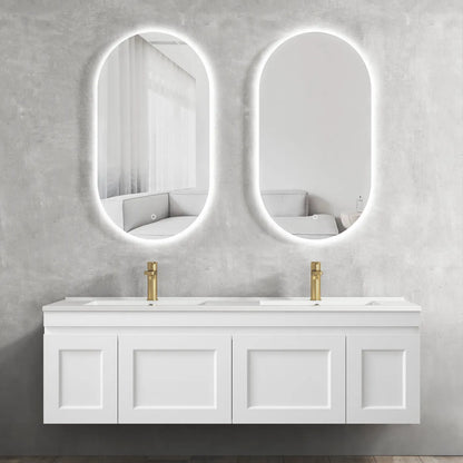 Hampton Matte White Mark II Vanity - 1500x460