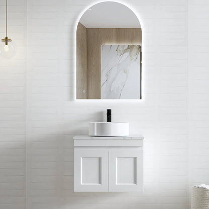 Hampton Matte White Mark II Vanity - 600x460