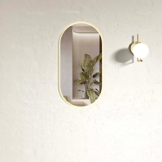 LED Noosa Frameless Mirror With Tuffi Glass - 900x450