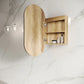 LED Noosa Natural Oak Soft Square Shaving Cabinet - 900x450