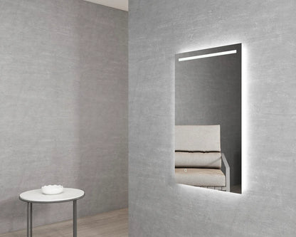 LED Boston Rectangle Mirror - 1000x600