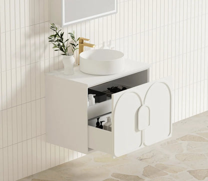 Laguna Matte White Vanity - 750x460