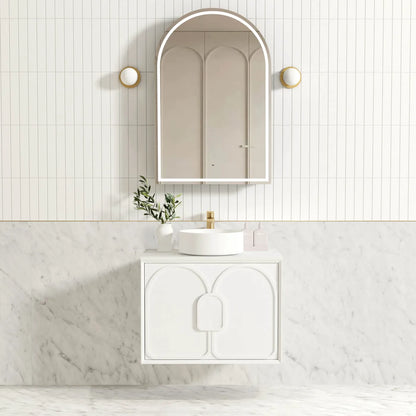 Laguna Matte White Vanity - 750x460