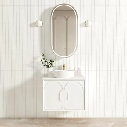 Laguna Matte White Vanity - 750x460