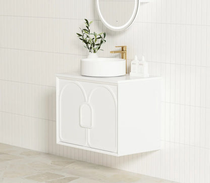 Laguna Matte White Vanity - 750x460