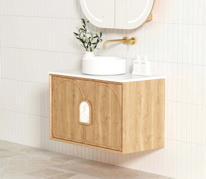 Laguna Natural American Oak Vanity - 900x460