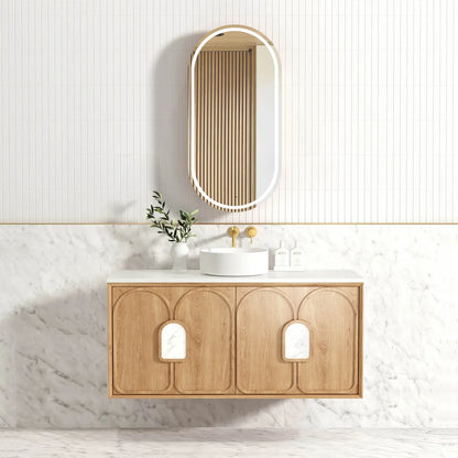 Laguna Natural American Oak Vanity - 1200x460