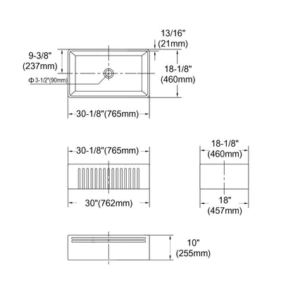 Boston Butler Sink - 765 x 460