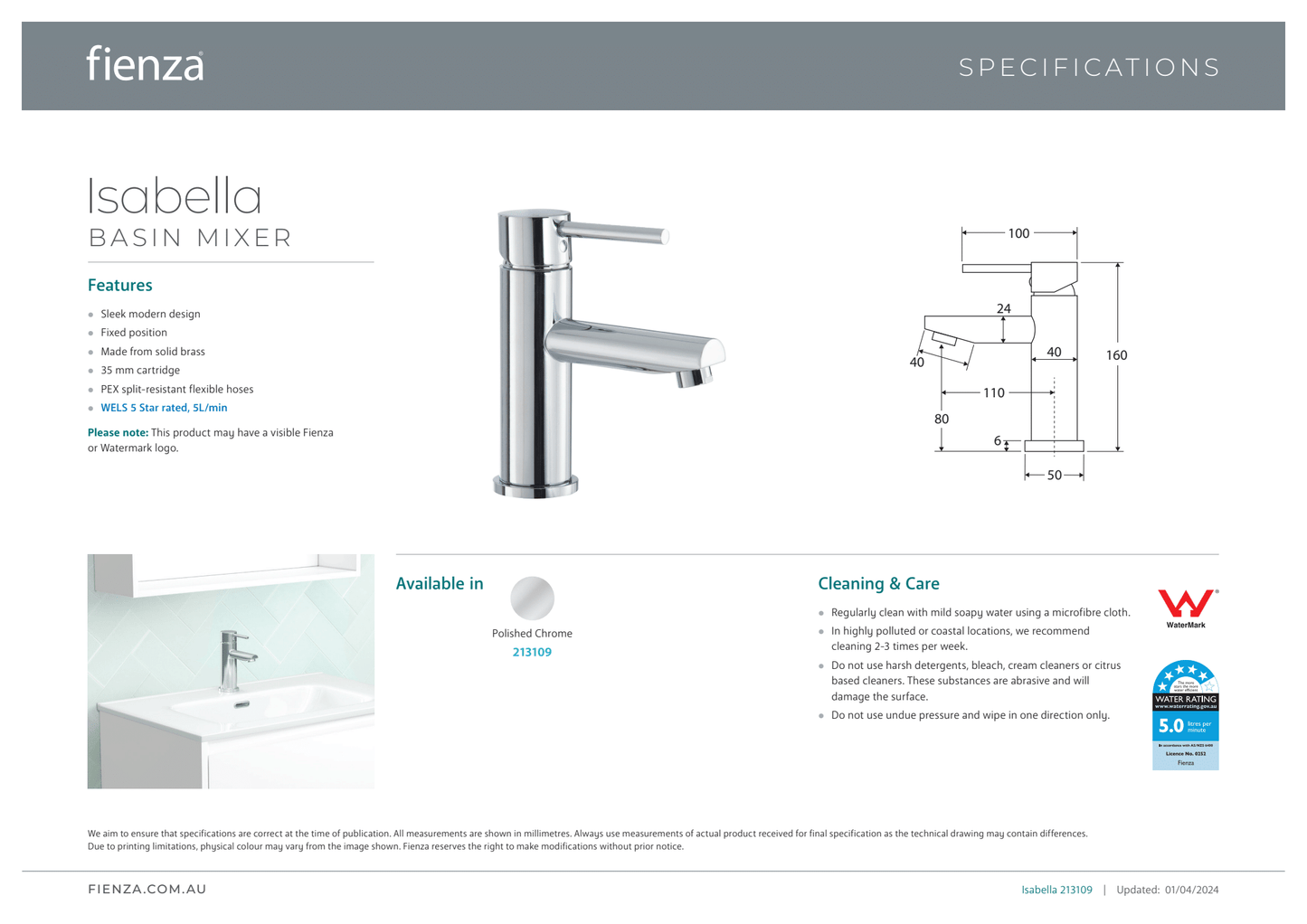 Isabella Basin Mixer