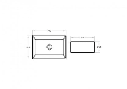 Fermentale Single Bowl Kitchen Sink - 770 x 515