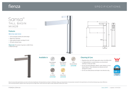 Sansa Basin Mixer