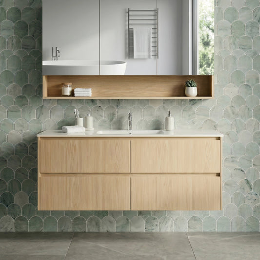 Gladstone Vanity - Sandy Oak