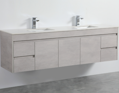 Nova Series - Plywood Wall Hung Vanity (DB) - 1800x460x525