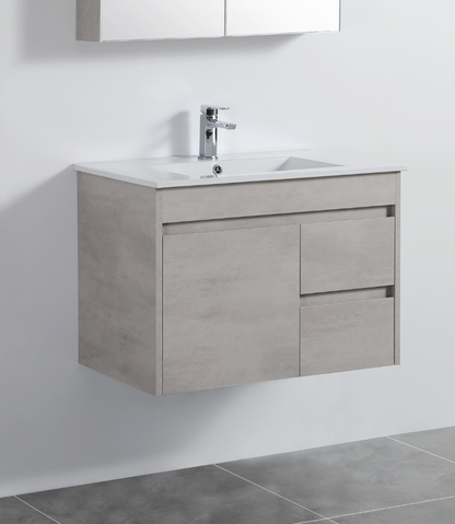 Nova Series - Plywood Wall Hung Vanity Right Drawer (SB) - 760x460x550