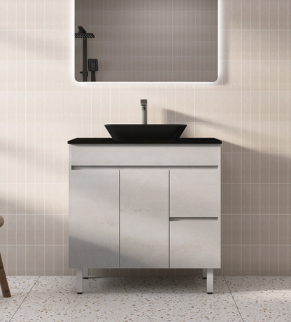 Nova Series - Plywood Free Standing Vanity Right Side (SB) - 900x465x880