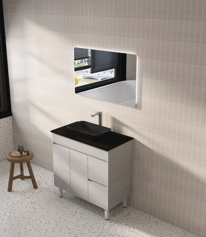 Nova Series - Plywood Free Standing Vanity Right Side (SB) - 900x465x880