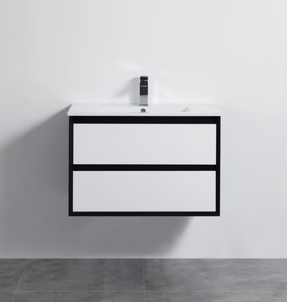 Petra Series - Colour PVC Wall Hung Vanity (SB) - 900x460x520