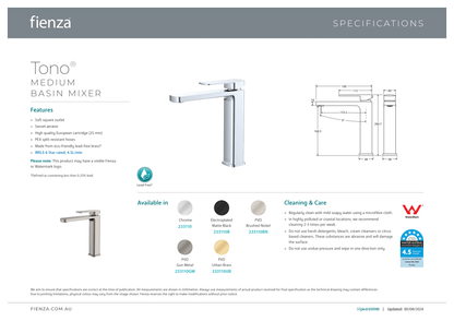 Tono Basin Mixer