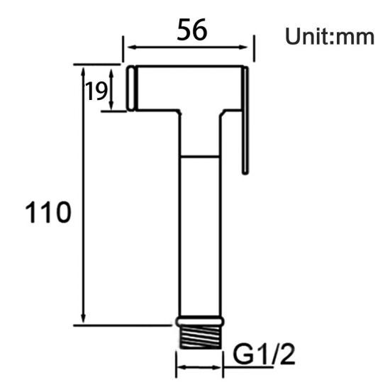 Round Toilet Bidet Spray