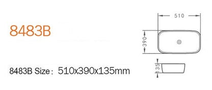 IMP-8483 Above Counter Basin