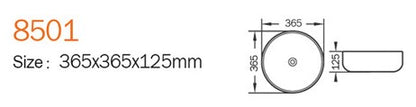 IMP-8501 Above Counter Basin