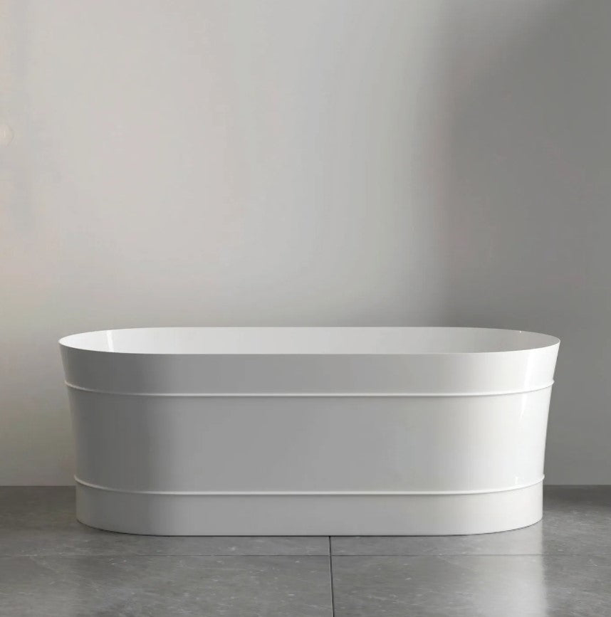 Attica Bondi 1500 Gloss White/Matte White Bath