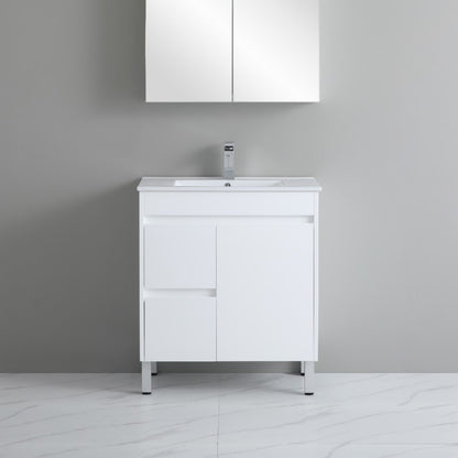 PVC Free Standing Vanity (LH) - 750mm